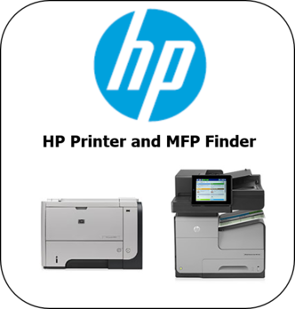 Hewlett Packard Printer, MFP Finder, Selector